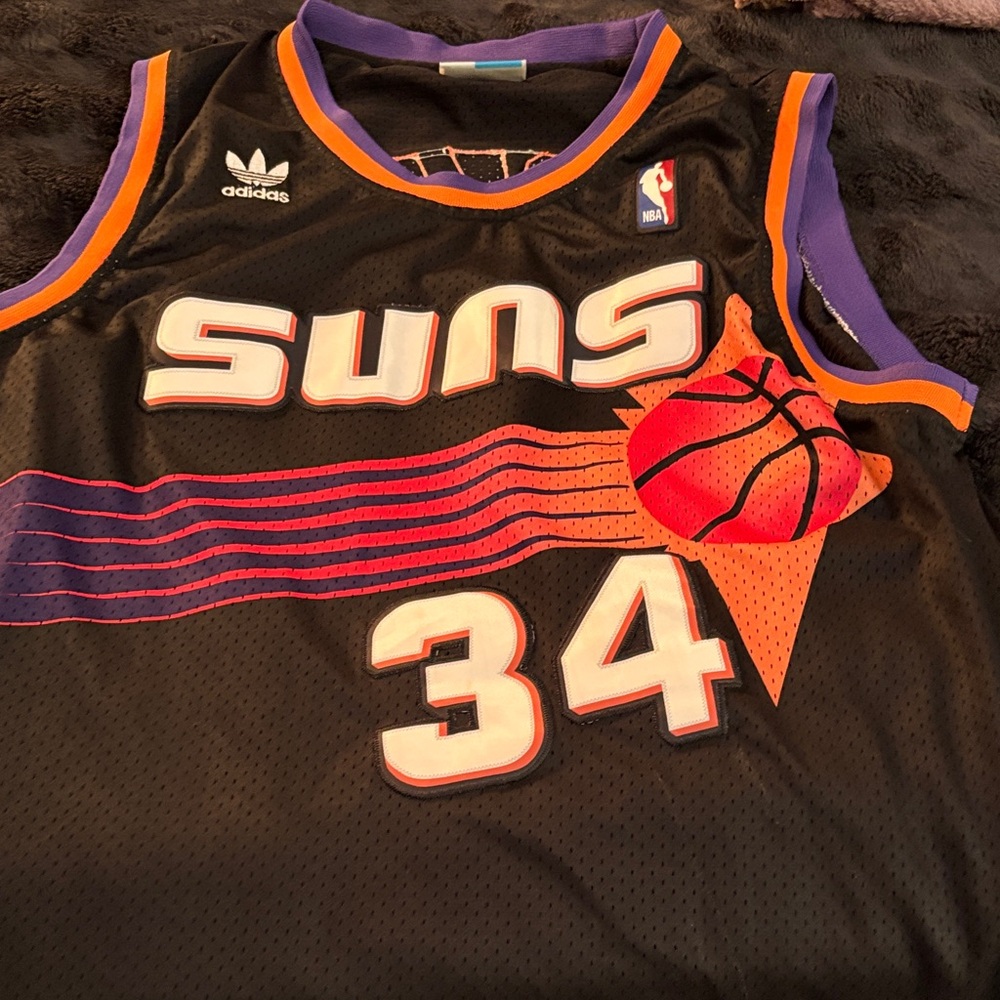 Adidas Suns Black and Purple Jersey
